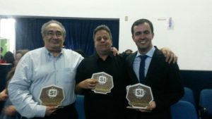 Da esquerda para direita: Fernando Cardeal, Luis Paulo e Mailson Couto.