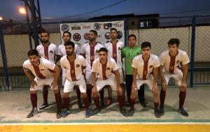 Time de Futsal da Atlética Rebocadora na II Copa Rebocadora - 2018.